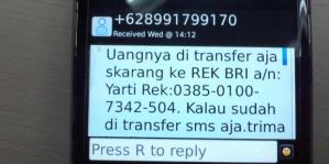 penipuan sms